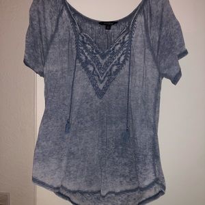Lucky Brand Blouse with tassels